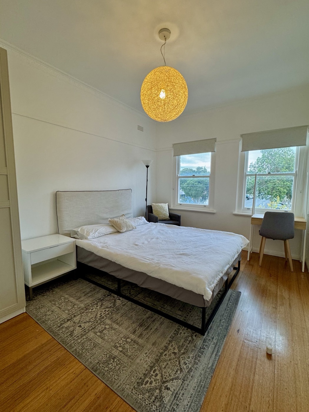 Inside a furnished Bayside home